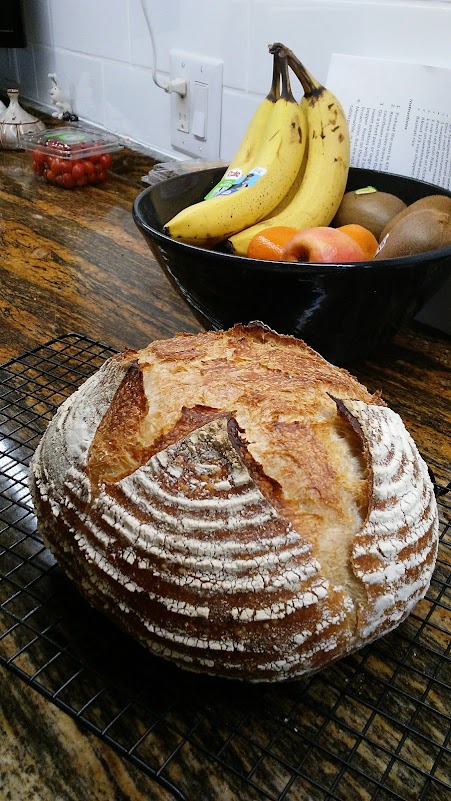 loaf of sourdough bread