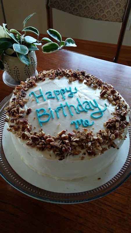 decorated birthday cake